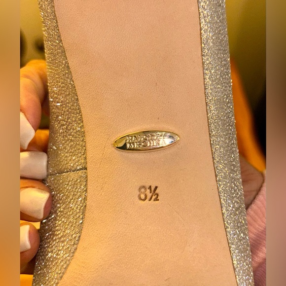 Badgley Mischka 2 inch glittery pumps! - Picture 5 of 9